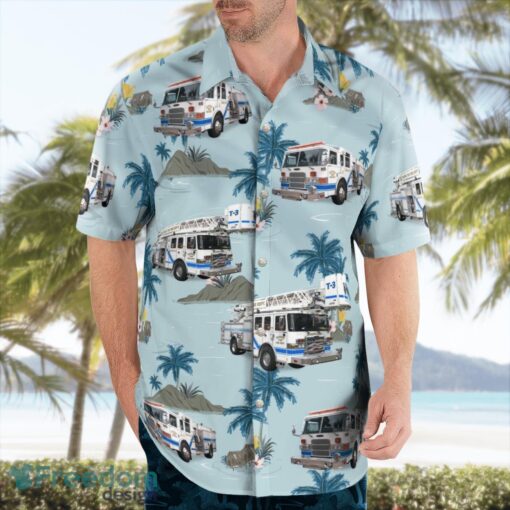 Dundee Volunteer Fire Department Beach Hawaiian Shirt Summer Gift Product Photo 3