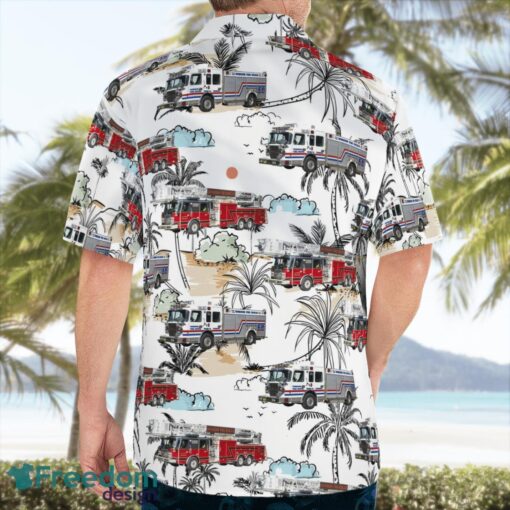 Dunedin, Pinellas County, Florida, Dunedin Fire Rescue Summer Hawaiian Shirt For Men Women Product Photo 2