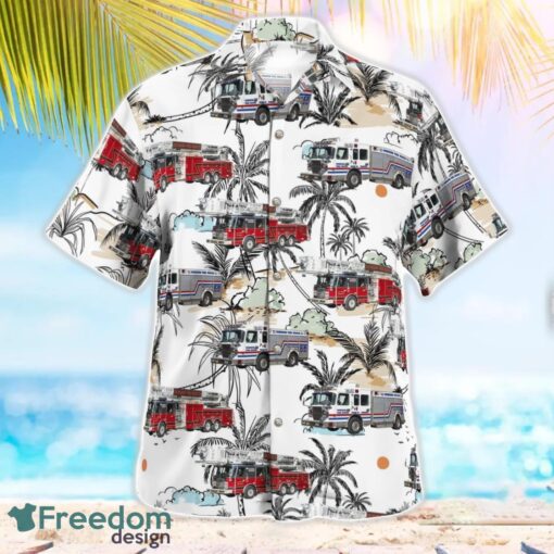 Dunedin, Pinellas County, Florida, Dunedin Fire Rescue Summer Hawaiian Shirt For Men Women Product Photo 3