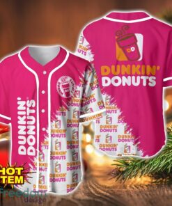 Dunkin Donuts Logo Printed Baseball Jersey Shirt For Men And Women