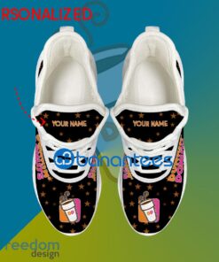 Dunkin’ Donuts Sport Sneaker Luxury Custom Name Gift Max Soul Shoes USA Flag Star New For Fans - Dunkin’ Donuts Running Shoes New Trending Personalized Photo 2