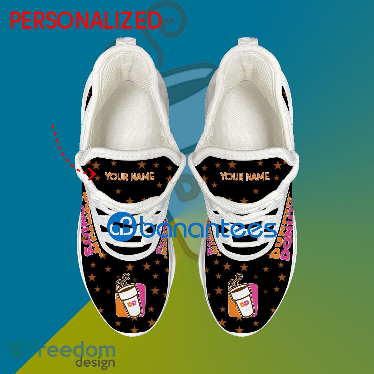 Dunkin’ Donuts Sport Sneaker Luxury Custom Name Gift Max Soul Shoes USA Flag Star New For Fans image Dunkin’ Donuts Sport Sneaker Luxury Custom Name Gift Max Soul Shoes USA Flag Star New For Fans - Dunkin’ Donuts Running Shoes New Trending Personalized Photo 2