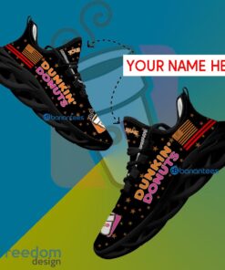 Dunkin&rsquo; Donuts Sport Sneaker Luxury Custom Name Gift Max Soul Shoes USA Flag Star New For Fans