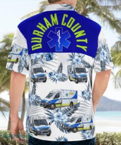 Durha County Emergency Medical Services 3D Summer Aloha Hawaiian Shirt Product Photo 2