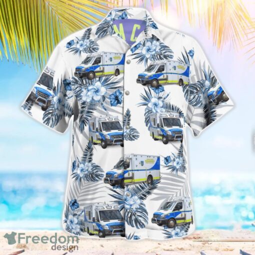 Durha County Emergency Medical Services 3D Summer Aloha Hawaiian Shirt Product Photo 3