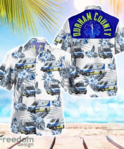 Durha County Emergency Medical Services 3D Summer Aloha Hawaiian Shirt Product Photo 1