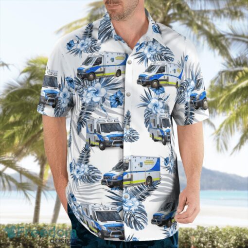 Durha County Emergency Medical Services 3D Summer Aloha Hawaiian Shirt Product Photo 4