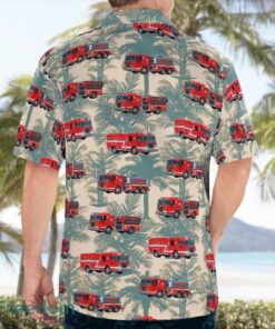 Durham, Connecticut, Durham Volunteer Fire Company Summer Hawaiian Shirt For Men Women Product Photo 2