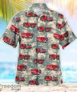 Durham, Connecticut, Durham Volunteer Fire Company Summer Hawaiian Shirt For Men Women image Durham, Connecticut, Durham Volunteer Fire Company Summer Hawaiian Shirt For Men Women Product Photo 3