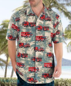 Durham, Connecticut, Durham Volunteer Fire Company Summer Hawaiian Shirt For Men Women image Durham, Connecticut, Durham Volunteer Fire Company Summer Hawaiian Shirt For Men Women Product Photo 4