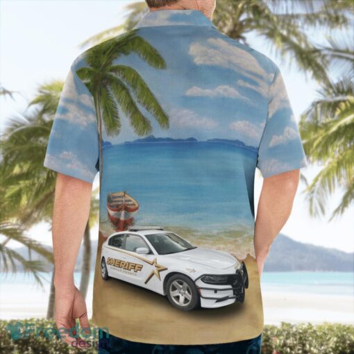 Durham County Sheriff Dodge Charger Hawaiian Shirt Beach Summer Shirt Product Photo 2