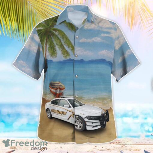 Durham County Sheriff Dodge Charger Hawaiian Shirt Beach Summer Shirt Product Photo 3