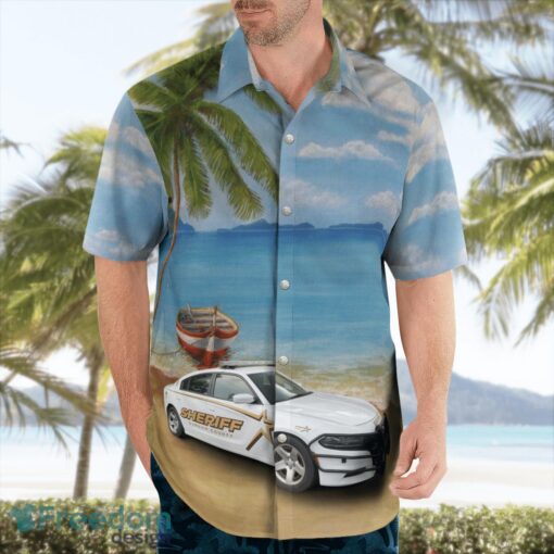 Durham County Sheriff Dodge Charger Hawaiian Shirt Beach Summer Shirt Product Photo 4