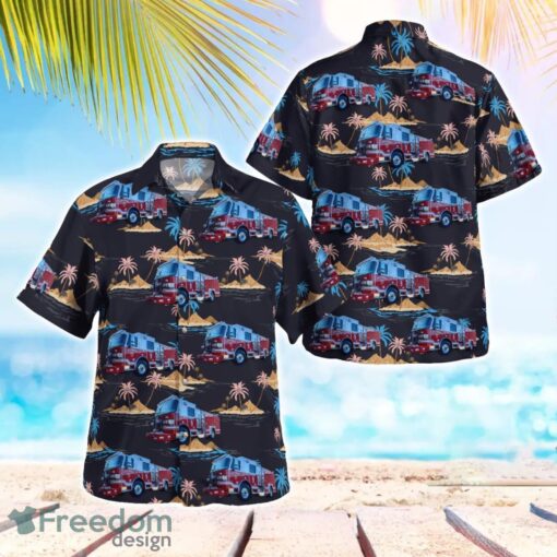 Durham (NC) Fire Department Beach Hawaiian Shirt Gift For Summer Holiday Product Photo 1