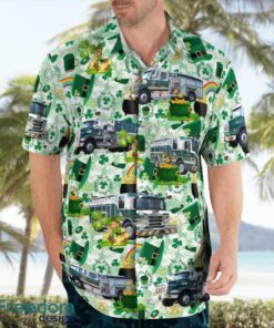 East Rivanna Volunteer Fire Company, Saint Patrick's Day 3D Summer Aloha Hawaiian Shirt Product Photo 3