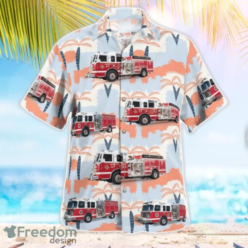 Easton Volunteer Fire Dept. MD 3D Hawaiian Shirt Product Photo 2