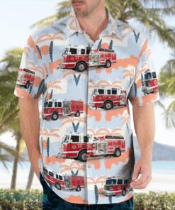 Easton Volunteer Fire Dept. MD 3D Hawaiian Shirt Product Photo 3