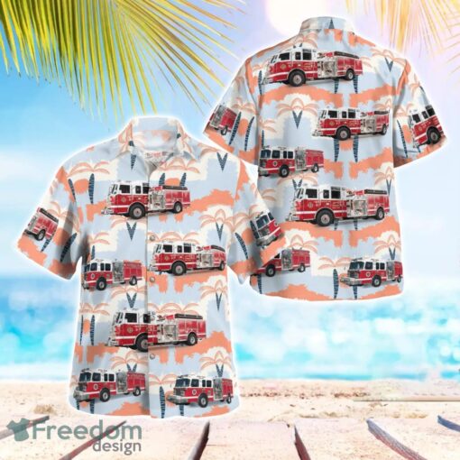 Easton Volunteer Fire Dept. MD 3D Hawaiian Shirt Product Photo 1