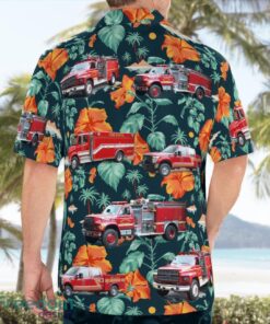 Ebbs Chapel Fire Department 3D Summer Aloha Hawaiian Shirt Product Photo 2