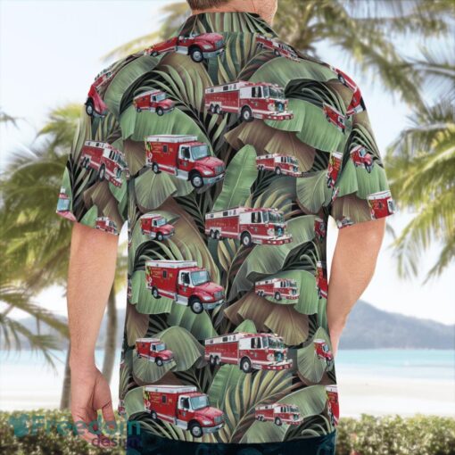 Ellicott City Volunteer Fire Department Hawaiian Shirt Beach Summer Shirt Product Photo 2