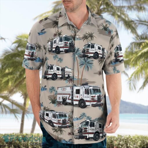 Elon Fire Department Beach Hawaiian Shirt Summer Gift Product Photo 3