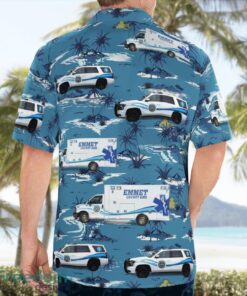 Emmet County Michigan Emergency Medical Services EMS 3D Hawaiian Shirt Product Photo 2