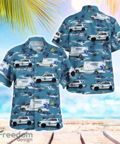 Emmet County Michigan Emergency Medical Services EMS 3D Hawaiian Shirt Product Photo 1