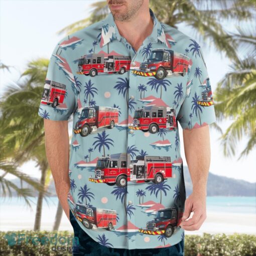 Emporia Kansas Fire Department 3D Hawaiian Shirt Product Photo 4