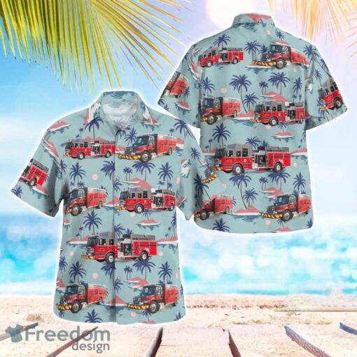 Emporia Kansas Fire Department 3D Hawaiian Shirt Product Photo 1