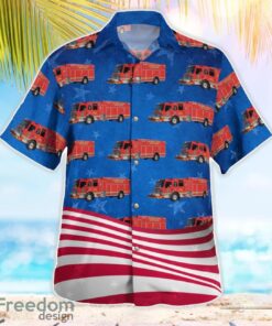 Escambia County Fire Rescue, Florida Independence Day Hawaiian Shirt Beach Summer Shirt