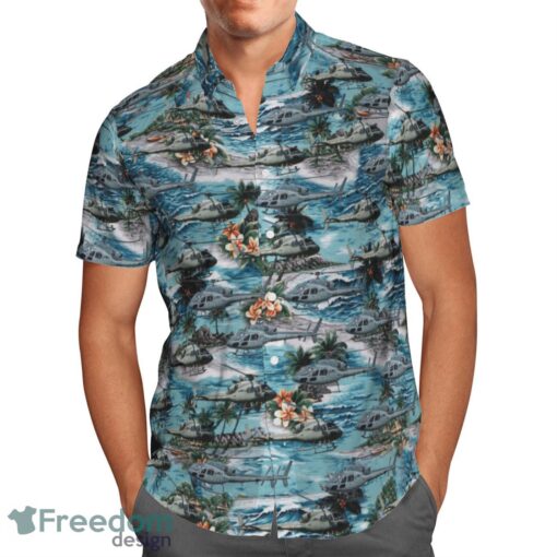 Eurocopter AS555 Fennec French Air Force Hawaiian Shirt Beach Shirt Summer Holiday Gift Product Photo 2