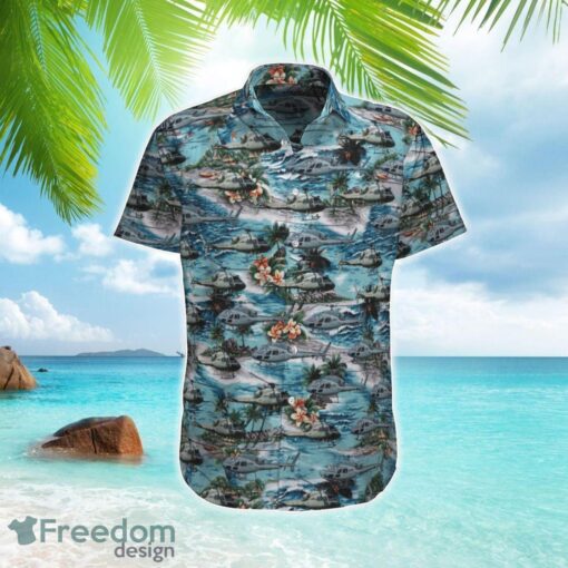 Eurocopter AS555 Fennec French Air Force Hawaiian Shirt Beach Shirt Summer Holiday Gift Product Photo 1