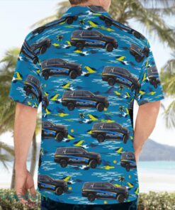 Fairview Police Department Montana Summer Hawaiian Shirt Product Photo 2