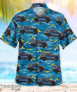 Fairview Police Department Montana Summer Hawaiian Shirt Product Photo 3