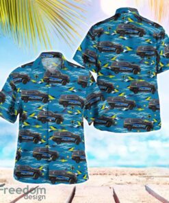 Fairview Police Department Montana Summer Hawaiian Shirt