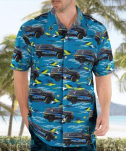 Fairview Police Department Montana Summer Hawaiian Shirt Product Photo 4