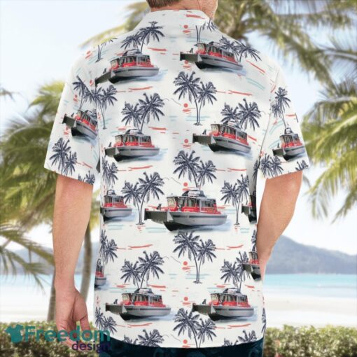 Fall River Fire Department 3D Hawaiian Shirt Product Photo 2