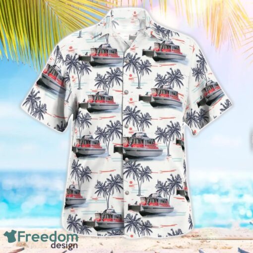 Fall River Fire Department 3D Hawaiian Shirt Product Photo 3