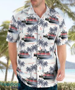 Fall River Fire Department 3D Hawaiian Shirt Product Photo 4