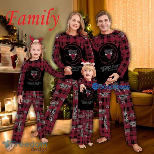 Family Pajamas Set NBA Chicago Bulls Caro For Fans Holidays - Family Pajamas Set NBA Chicago Bulls Caro For Fans Holidays