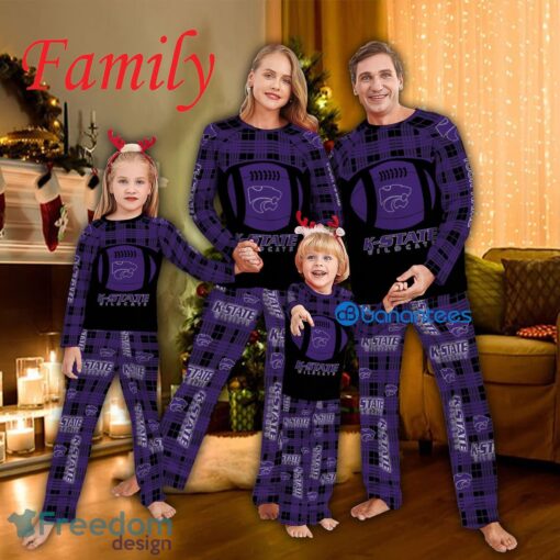 Family Pajamas Set NCAA Kansas State Wildcats Caro For Fans Holidays - Family Pajamas Set NCAA Kansas State Wildcats Caro For Fans Holidays