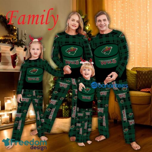 Family Pajamas Set NHL Minnesota Wild Caro For Fans Holidays - Family Pajamas Set NHL Minnesota Wild Caro For Fans Holidays