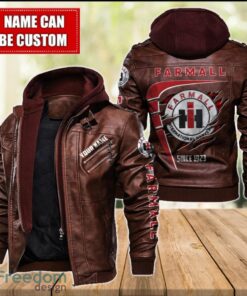 Farmall 2D Leather Jacket For Men Custom Name Special Gift Ideas Product Photo 2