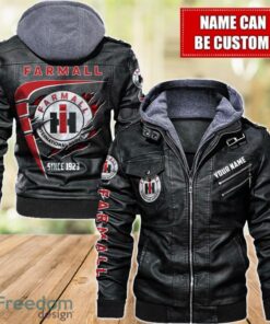 Farmall 2D Leather Jacket For Men Custom Name Special Gift Ideas Product Photo 1