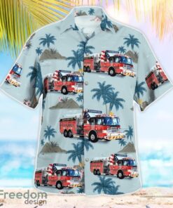 Farmington Fire Department 3D Summer Aloha Hawaiian Shirt Product Photo 2