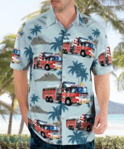 Farmington Fire Department 3D Summer Aloha Hawaiian Shirt Product Photo 3