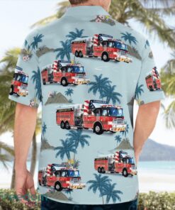 Farmington Fire Department 3D Summer Aloha Hawaiian Shirt Product Photo 4