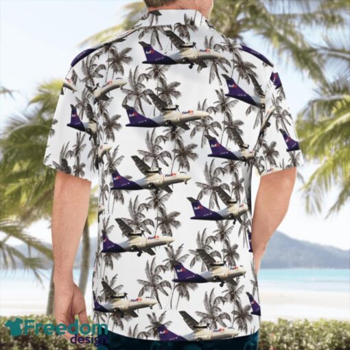 FedEx Feeder ATR 42-300(F) Beach Hawaiian Shirt Product Photo 2