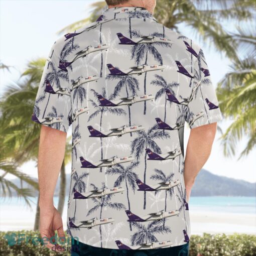 FedEx Feeder ATR 72-200F Beach Hawaiian Shirt Product Photo 2