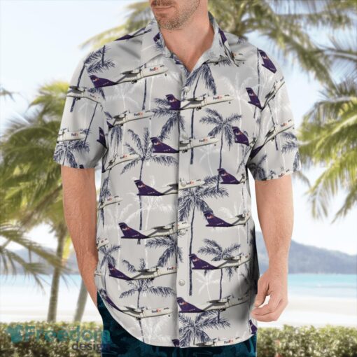 FedEx Feeder ATR 72-200F Beach Hawaiian Shirt Product Photo 4